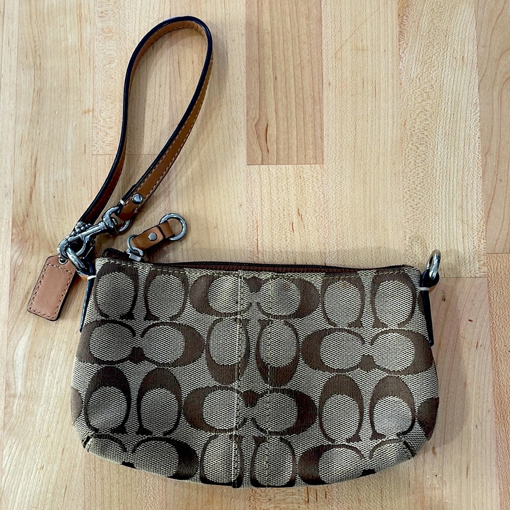 Coach wristlet or small shoulder bag